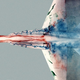 Illustration for article titled NASA Put a Model F-18 in a Water Tunnel—And It Looked Spectacular